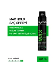 Syoss Saç Spreyi Max Hold 400 ml
