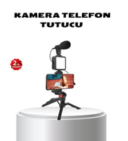 Northcity Profesyonel Video Çekim Kiti - LED Işık, Harici Mikrofon ve Bluetooth Kumanda Seti