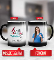 Patoloji Teknikeri Kupa Bardak Sihirli Fotoğraflı