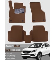 KİA SPORTAGE (2010-2015) Uyumlu EVA Paspas Tam Set–Araca Özel,Kolay Montaj,Su Geçirmez