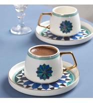 Karaca Roman 2 Kişilik Kahve Fincan Takımı 90 ml