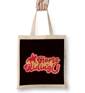 Horse Riding Equestrian Sport Cowboy Cowgirl Saddle Stable Bez Çanta Uzun Saplı