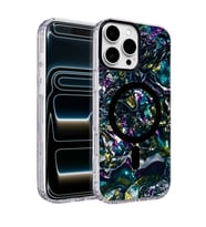 Onegif iPhone 16 Pro Max Mila Dalgalı Magsafe Kapak - Lacivert