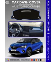 RENAULT CAPTUR (2019-2024) Torpido Örtüsü Ön Göğüs Koruma Torpido Koruma Araca Özel Tam Uyum