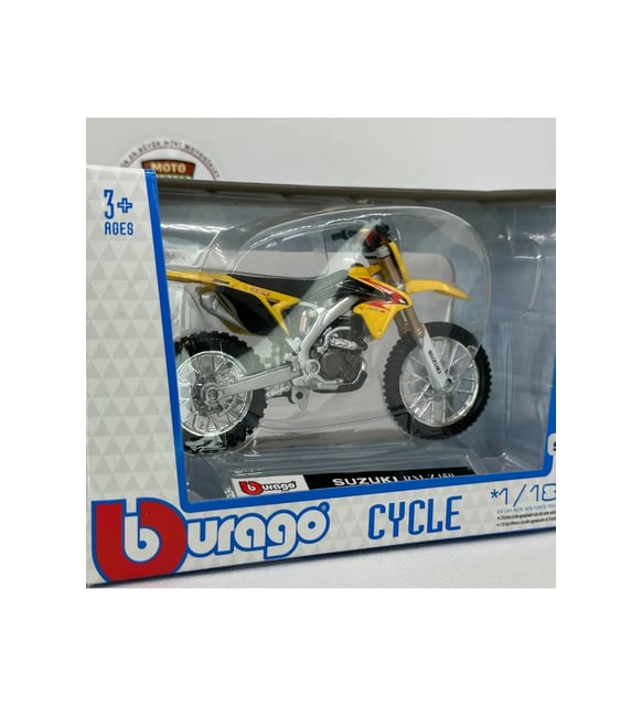 Suzuki RM-Z450 1:18 Diecast Motocross Model – Orjinal Lisanslı