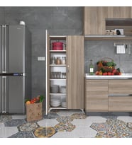Kenzlife 2 kapılı dolap çilem 188*090*032 crd kilitli ayaklı banyo mutfak ofis kitaplık ayakkabılık kiler (Karışık)