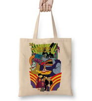 Beatles Yellow Submarine Bez Çanta Uzun Saplı