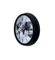 Worldline Black 40 Cm Metal Duvar Saati (Standart)