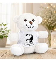 Atatürk Portreli Ve İmzalı Peluş Ayıcık
