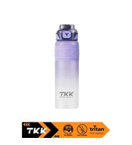 VAGONLİFE T1020G TKK SOFT TOUCH TRİTAN PİPETLİ MATARA 800ml  MOR-BEYAZ