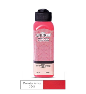 ARTDECO AKRİLİK BOYA 140 ML. DOMATES KIRMIZI LV-Y-070R-3043