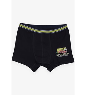 Breeze Erkek Çocuk Boxer Araba Yarışı Baskılı 7-10 Yaş, Lacivert