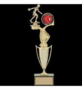 ODAK KUPA - Figürlü Kupalar - Bowling Kadın Figürlü Kupalar FG-043 B - 41 cm