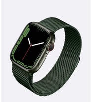 Apple Watch 7 45mm KRD-01 Metal Kordon (Zeytin Yeşili)
