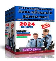 Özel Güvenlik Eğitim Seti (Silahlı)