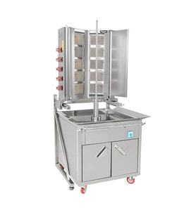 Himaksan Arabalı Döner Ocağı 8 Radyanlı Tüplü