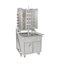 Himaksan Arabalı Döner Ocağı 8 Radyanlı Tüplü