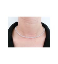 Nelleovana Topaz Kolye 4 Mm Faset Kesim