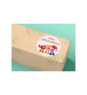 Nice Güzel Yıllara Sevimli Birthday Etiket Yuvarlak Mat Sticker Doğum Günü Serisi 4 Cm (40 ADET)