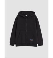 LC WAIKIKI Siyah Erkek Çocuk Fermuarlı Sweatshirt