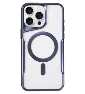 iPhone 16 Pro Max Kılıf Boyi Magsafe Silikon Kapak - Lacivert