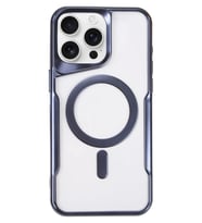 iPhone 16 Pro Max Kılıf Boyi Magsafe Silikon Kapak - Lacivert