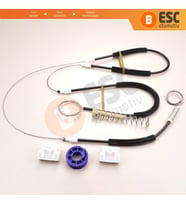 Audi A3 MK2 8P 8PA 8P1 2003-2013 4/5 Kapı 8P4837462 İçin Elektrikli Ön Sağ Cam Kriko Tamir Seti