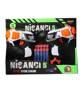 Prestij Oyuncak Nişancı 5 Dart Fırlatıcı 2'li 6060