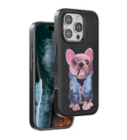 Venco İphone 16 Cute Desenli Kapak - Siyah