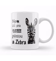 Deu Zebra Kupa Bardak Porselen