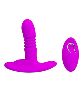 LilituShop USB Şarjlı Uzaktan Kumandalı 12 Titreşim & 3 İleri Geri Hareketli Vibratör