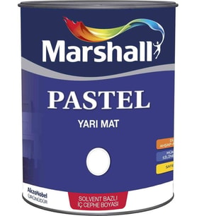 MARSHALL PASTEL YARI MAT 2.5 LT BEYAZ