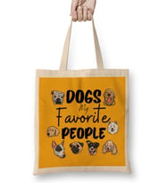 Funny Dog Lover Gift For Women Men Bez Çanta Uzun Saplı