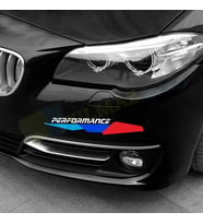 Bmw M Performance Tampon Çamurluk Sticker Yapıştırma Etiket Çıkartma 1 Çift ( 28 x 4,5 Cm Ölçü )