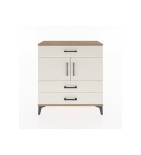 Arges Şifonyer 2 Raflı 3 Çekmeceli 2 Kapaklı 88x30x96 Çam-Aytaşı
