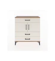 Arges Şifonyer 2 Raflı 3 Çekmeceli 2 Kapaklı 88x30x96 Çam-Aytaşı