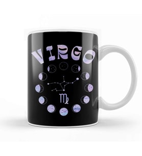 Zodiac Sign Taurus Kupa Bardak Porselen