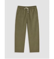LCW Kids Haki Beli Lastikli Erkek Çocuk Gabardin Pantolon