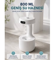 Ters Akan Su Damlası Nemlendirici 800 ml Sessiz Ultrasonik Oda Nemlendirici