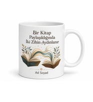 Kitap Takası Yapanlara Okunmuş Kitapları Paylaşma Bilgi Dönüşümü Kupa Bardak Hediye