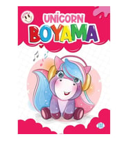 Sevimli Unicorn Boyama