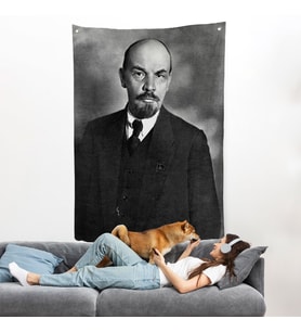 Sovyet lideri Vladimir Lenin Duvar Örtüsü-7944