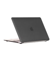 Macbook 13.3' Air 2020 A2337 MSoft Carbon Fiber Tasarımlı Kılıf (Siyah)
