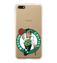 Huawei Honor 7s Uyumlu Kapak Boston Celtics Tasarımlı Şeffaf Silikon Kılıf