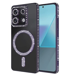 Redmi Note 13 Pro 4g Joke Simli Magneticsafe Kılıf - Derin Mor Belirtilmemiş