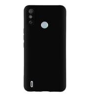 Tecno Spark 6 Go Kılıf Kamera Korumalı Silikon Rubber Arka Kapak (Siyah)