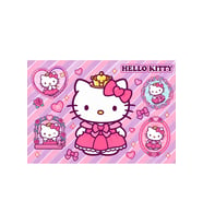 Sunman Witty Puzzlez Hello Kitty Lüks Model 2 Puzzle 100 Parça 48x34 cm (100 Parça)