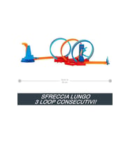 Hot Wheels Üçlü Döngü Pisti 3 Halkalı Oyun Seti HPX93