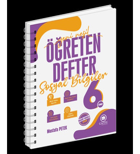 Çanta 6.Sınıf Sosyal Bilgiler Öğreten Defter Yeni