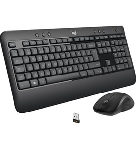 MK540 ADVANCED Kablosuz Türkçe Klavye Mouse Seti - Siyah